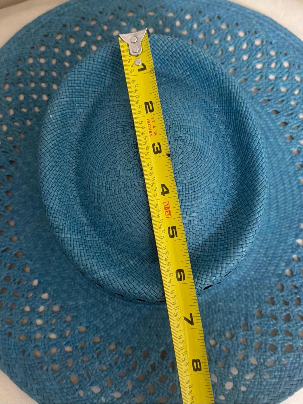 Teal Wide-Brim Woven Sun Hat - Women Accessories